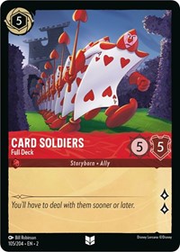 Card Soldiers - Full Deck - Rise of the Floodborn - 105/204