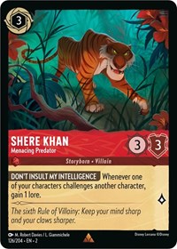 Shere Khan - Menacing Predator - Rise of the Floodborn - 126/204