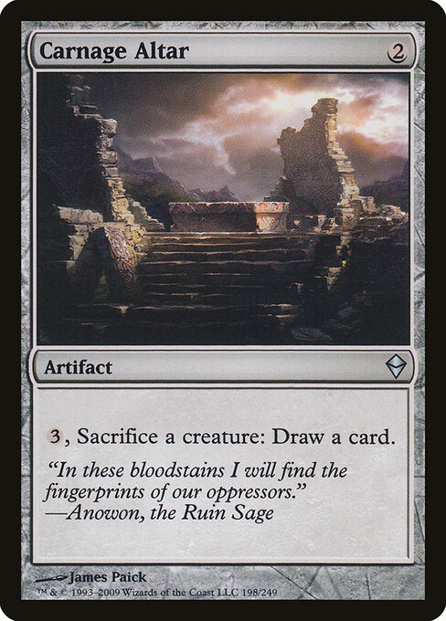 Carnage Altar - Zendikar - 198