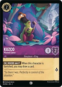 Kuzco - Wanted Llama - Rise of the Floodborn - 45/204