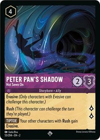 Peter Pan's Shadow - Not Sewn On - Rise of the Floodborn - 55/204