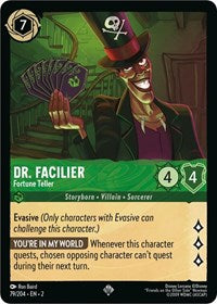 Dr. Facilier - Fortune Teller - Rise of the Floodborn - 79/204