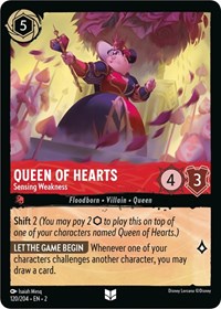 Queen of Hearts - Sensing Weakness - Rise of the Floodborn - 120/204