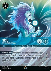 Sisu - Divine Water Dragon (Enchanted) - Rise of the Floodborn - 214/204