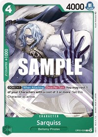 Sarquiss - Awakening of the New Era - OP05-026
