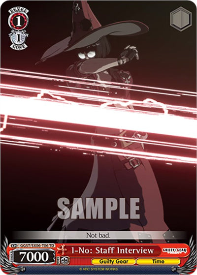 I-No: Staff Interview (GGST/SX06-T06 TD) [Guilty Gear -Strive-]