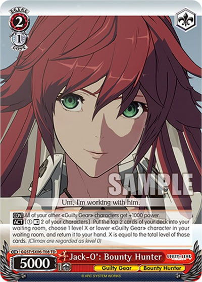 Jack-O': Bounty Hunter (GGST/SX06-T08 TD) [Guilty Gear -Strive-]