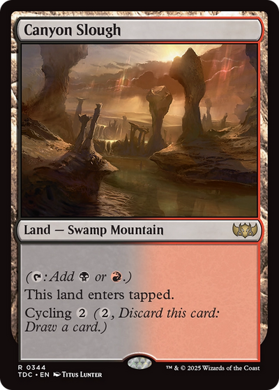 Canyon Slough [Tarkir: Dragonstorm Commander]
