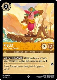 Piglet - Pooh Pirate Captain - Into the Inklands - 16/204