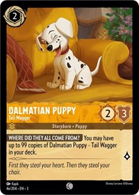 Dalmatian Puppy - Tail Wagger (4e/204) - Into the Inklands - 4e/204