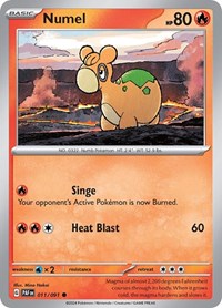 Numel - SV: Paldean Fates - 011/091