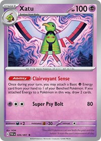 Xatu - 026/091 - SV: Paldean Fates - 026/091
