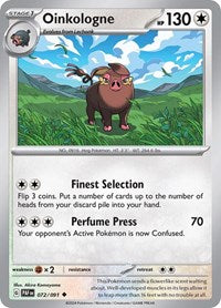 Oinkologne - SV: Paldean Fates - 072/091