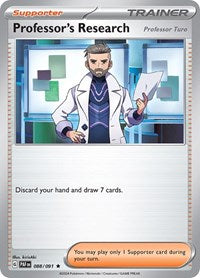 Professor's Research [Professor Turo] - 088/091 - SV: Paldean Fates - 088/091
