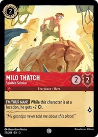 Milo Thatch - Spirited Scholar - Into the Inklands - 115/204