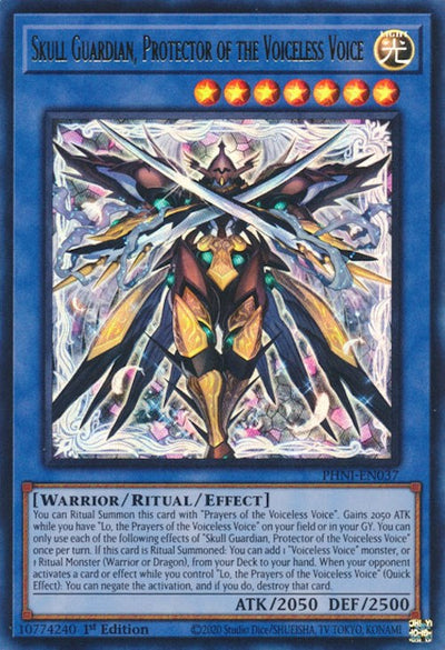 Skull Guardian, Protector of the Voiceless Voice [PHNI-EN037] Ultra Rare