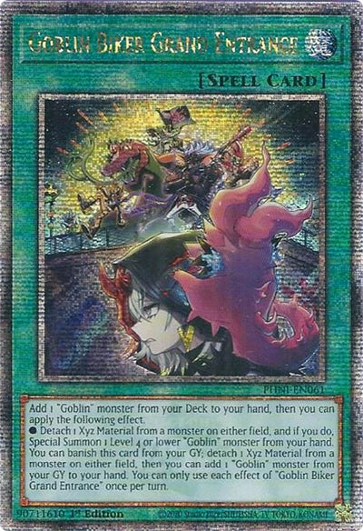 Goblin Biker Grand Entrance [PHNI-EN061] Quarter Century Secret Rare
