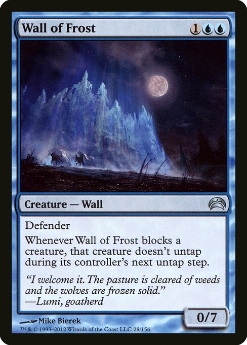 Wall of Frost - Planechase 2012 - 28