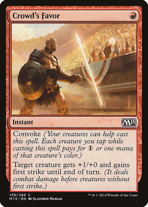 Crowd's Favor - Magic 2015 - 138