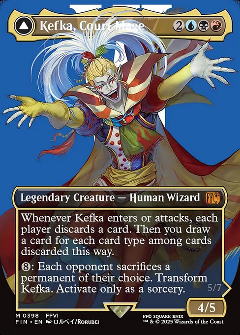 Kefka, Court Mage // Kefka, Ruler of Ruin - Final Fantasy - 398