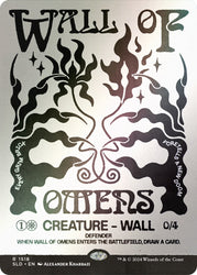 Wall of Omens (Rainbow Foil) [Secret Lair Drop Series]