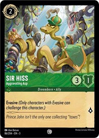 Sir Hiss - Aggravating Asp - Into the Inklands - 86/204
