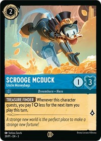 Scrooge McDuck - Uncle Moneybags - Disney Lorcana Promo Cards - 39