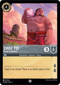Chief Tui - Proud of Motunui - Into the Inklands - 171/204