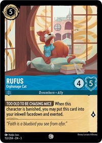 Rufus - Orphanage Cat - Into the Inklands - 153/204