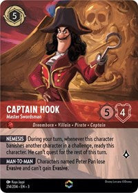 Captain Hook - Master Swordsman (Enchanted) - Into the Inklands - 214/204
