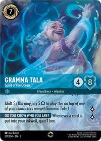 Gramma Tala - Spirit of the Ocean (Enchanted) - Into the Inklands - 217/204