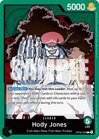 Hody Jones (020) - Wings of the Captain - OP06-020