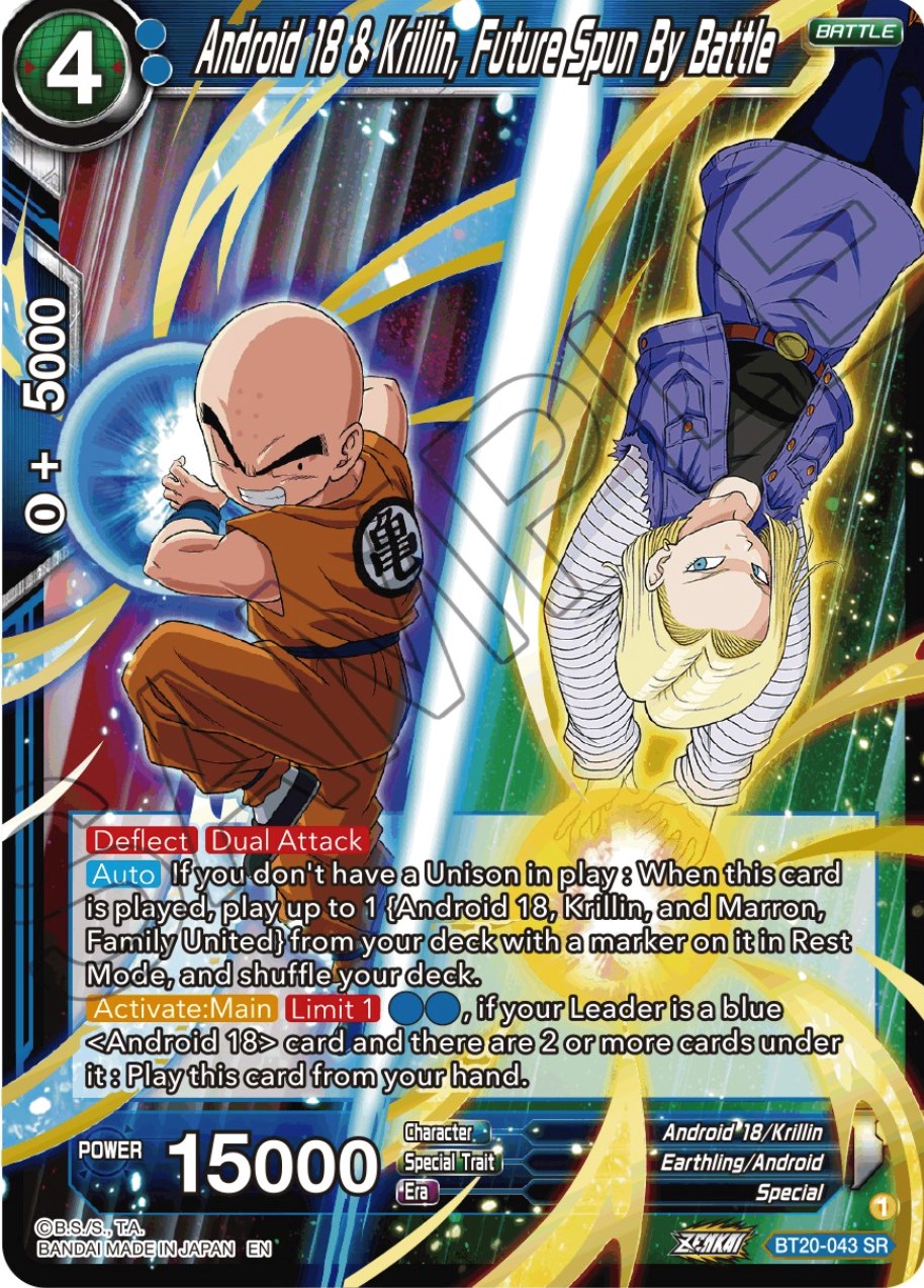 Android 18 & Krillin, Super-Powered Spouses (BT20-043) [Power Absorbed]