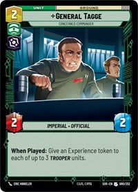 General Tagge - Concerned Commander - Spark of Rebellion - 080/252