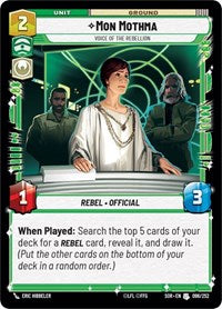 Mon Mothma - Voice of the Rebellion - Spark of Rebellion - 096/252
