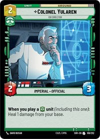 Colonel Yularen - ISB Director - Spark of Rebellion - 109/252