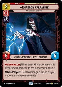 Emperor Palpatine - Master of the Dark Side - Spark of Rebellion - 135/252