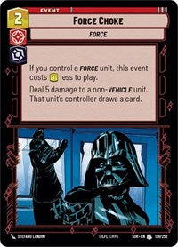 Force Choke - Spark of Rebellion - 139/252