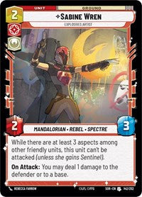 Sabine Wren - Explosives Artist - Spark of Rebellion - 142/252