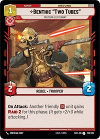 Benthic "Two Tubes" - Partisan Lieutenant - Spark of Rebellion - 156/252