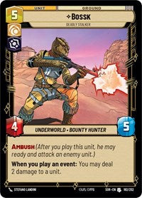 Bossk - Deadly Stalker - Spark of Rebellion - 182/252