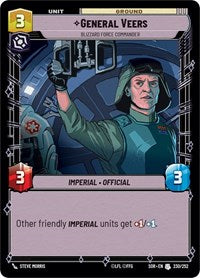 General Veers - Blizzard Force Commander - Spark of Rebellion - 230/252