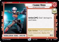 Sabine Wren - Galvanized Revolutionary - Spark of Rebellion - 014/252