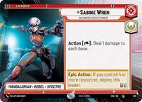 Sabine Wren - Galvanized Revolutionary (Hyperspace) - Spark of Rebellion - 280