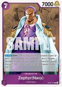 Zephyr (Navy) - Wings of the Captain - OP06-074