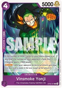 Vinsmoke Yonji (067) - Wings of the Captain - OP06-067