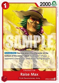 Raise Max - Wings of the Captain - OP06-016