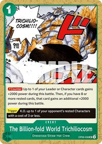 The Billion-fold World Trichiliocosm - Wings of the Captain - OP06-038