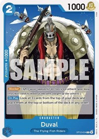 Duval - Starter Deck 12: Zoro and Sanji - ST12-014