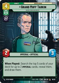 Grand Moff Tarkin - Death Star Overseer (Hyperspace) - Spark of Rebellion: Weekly Play Promos - 06/20